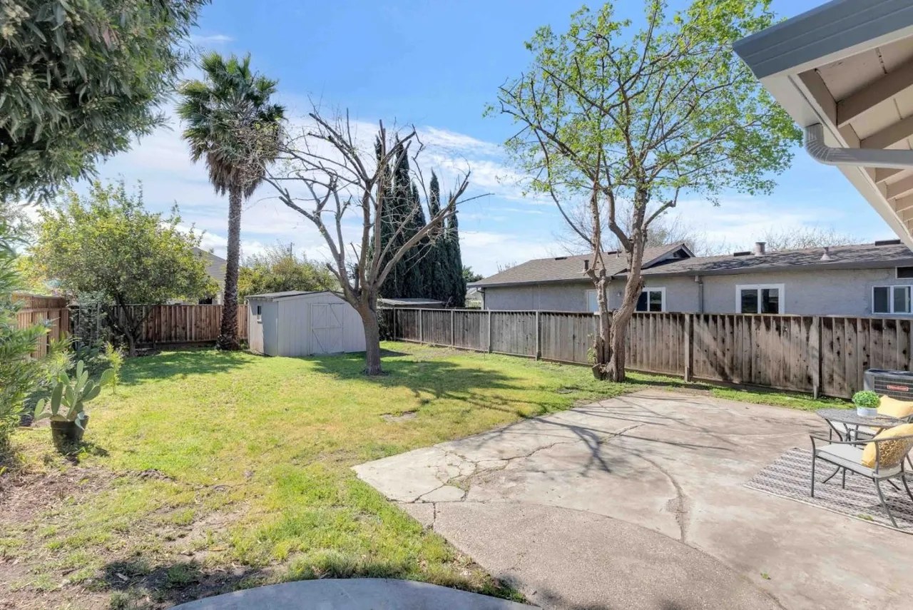 After: Back patio removed — The Calico House, San Jose CA