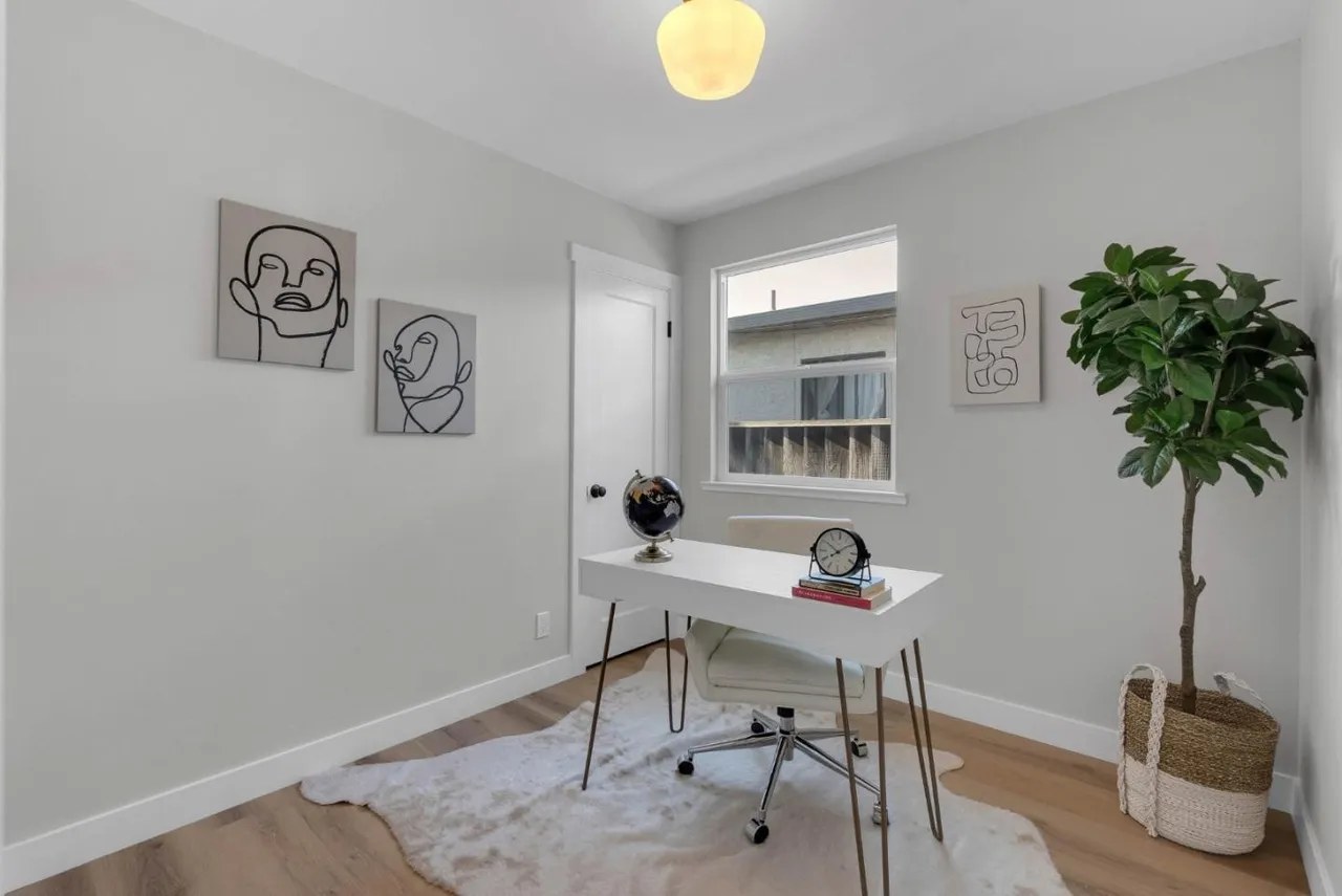 After: Office / Bedroom — The Calico House, San Jose CA