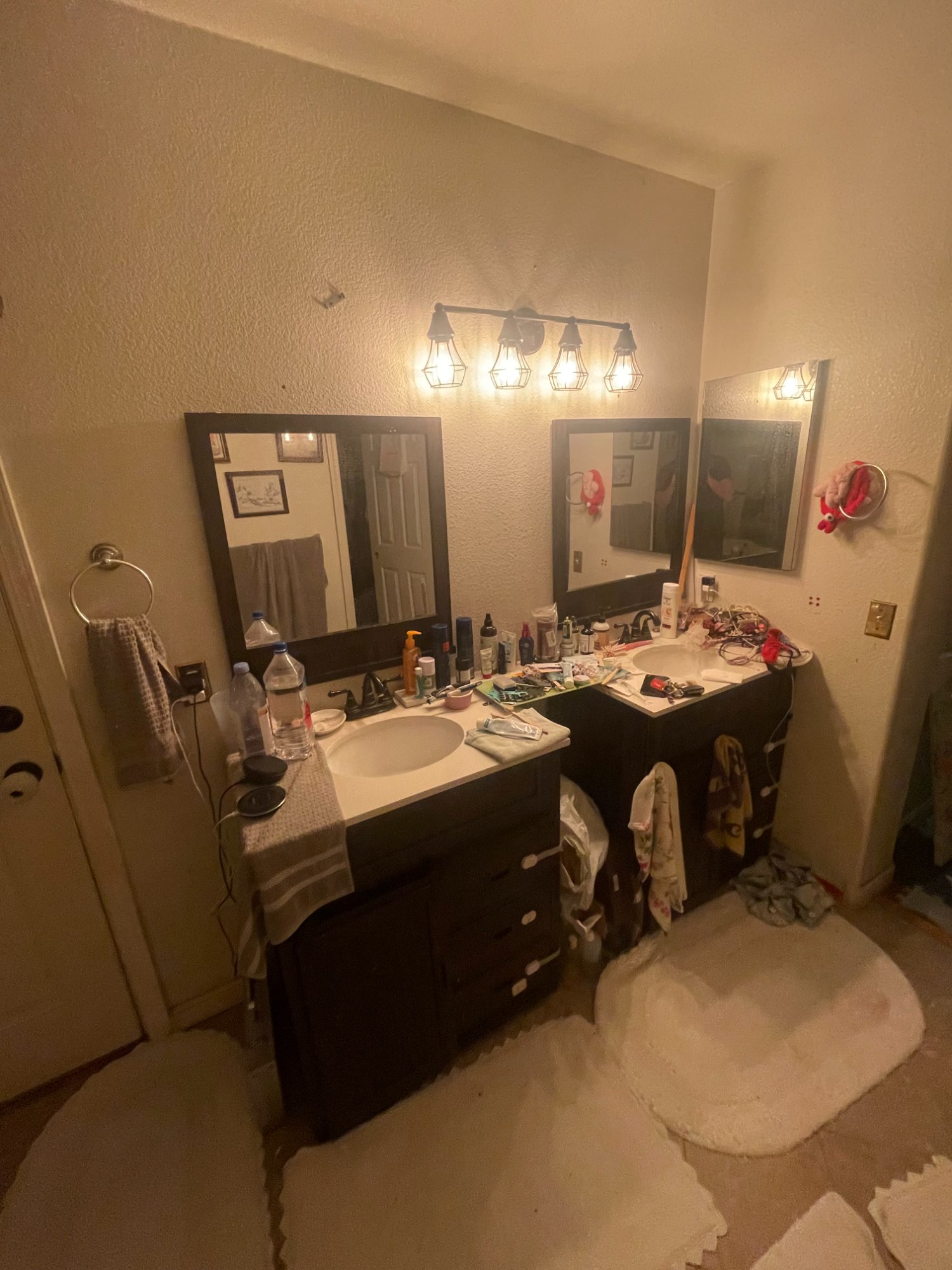 Before: Primary bathroom — Garlic House, Gilroy CA