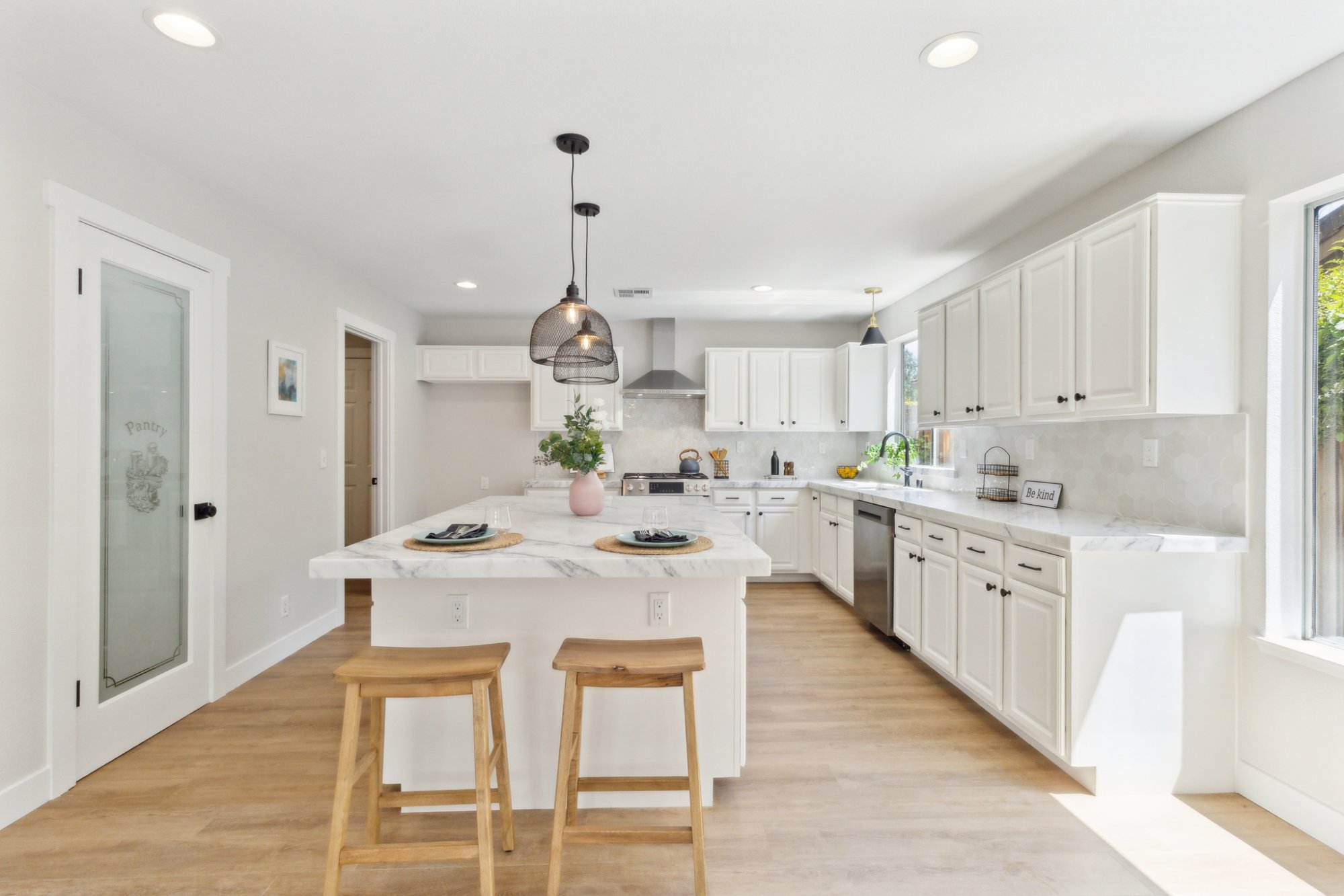 After: Kitchen — Garlic House, Gilroy CA