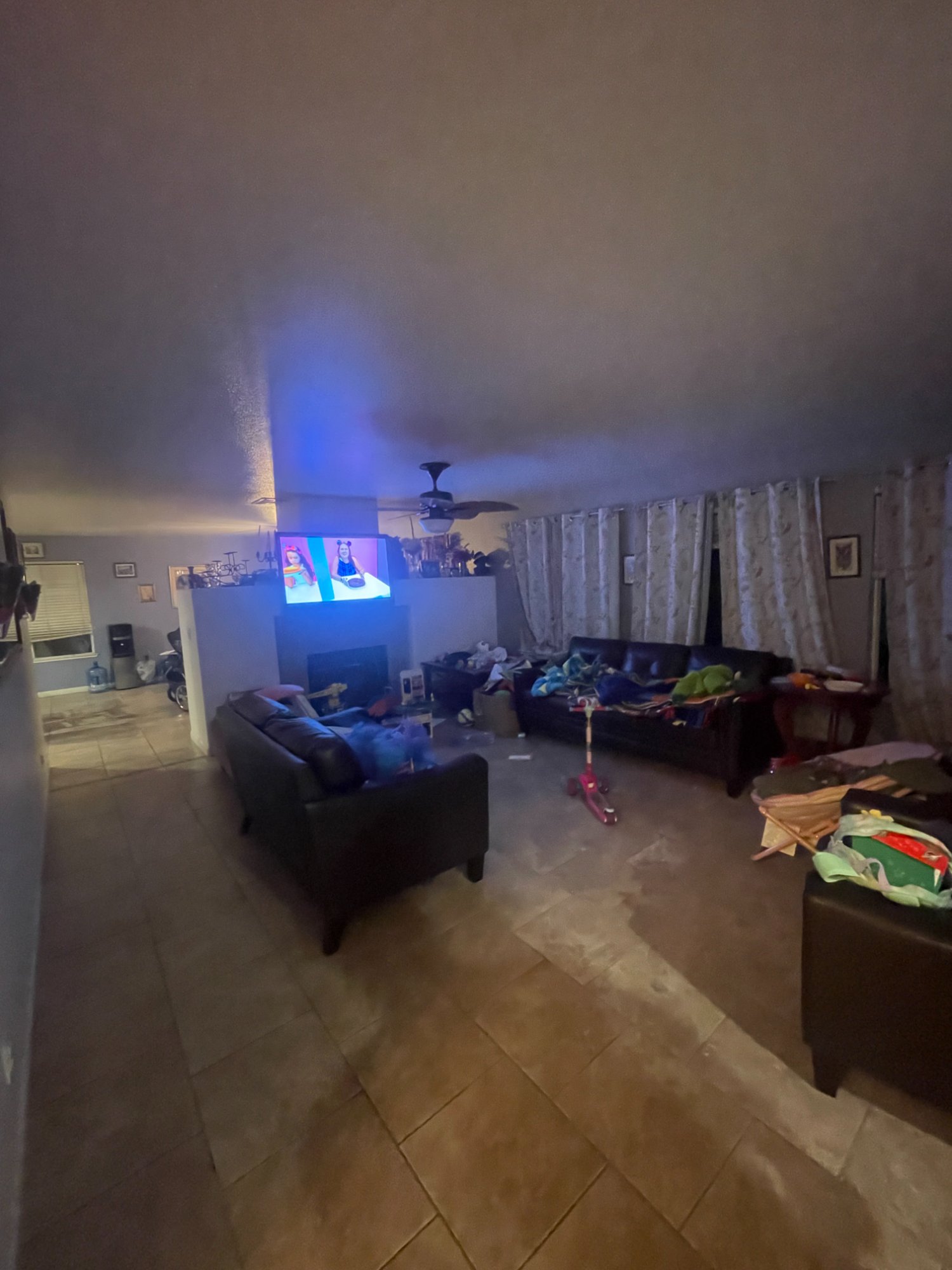 Before: Living room — Garlic House, Blackberry Ct Gilroy CA