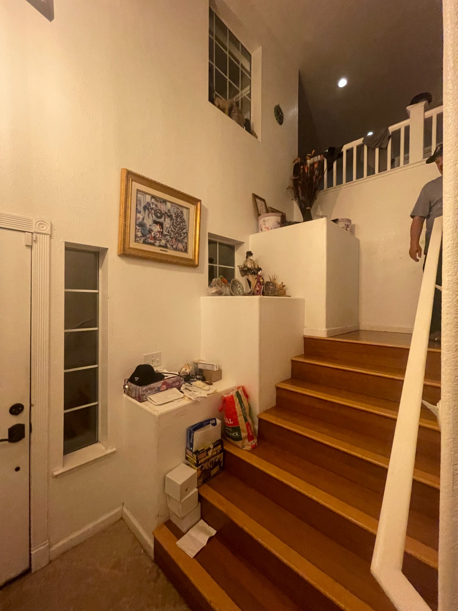 Before: Stairs — Garlic House, Gilroy CA