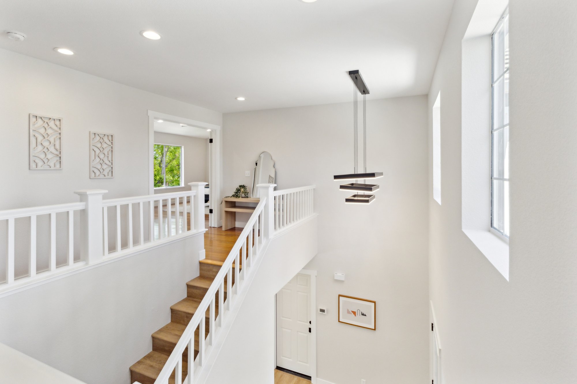 After: Upstairs common area — Garlic House, Gilroy CA