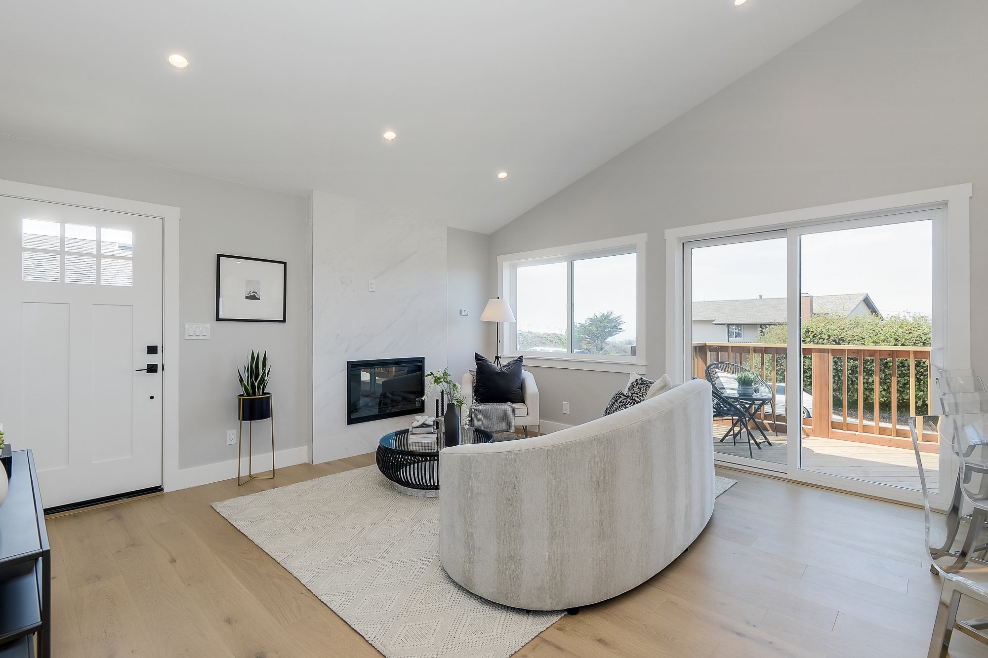 After: Living room — Hoarder Home, San Bruno CA