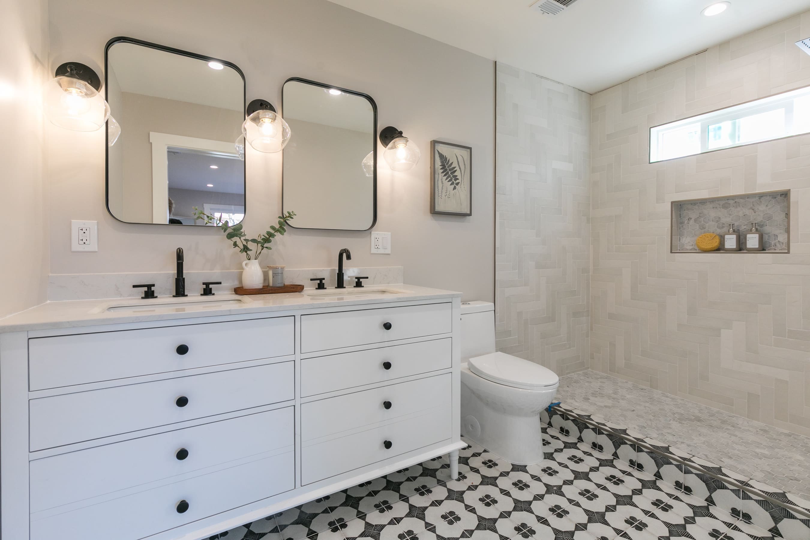 After: Bathroom — Mason's House, San Bruno CA