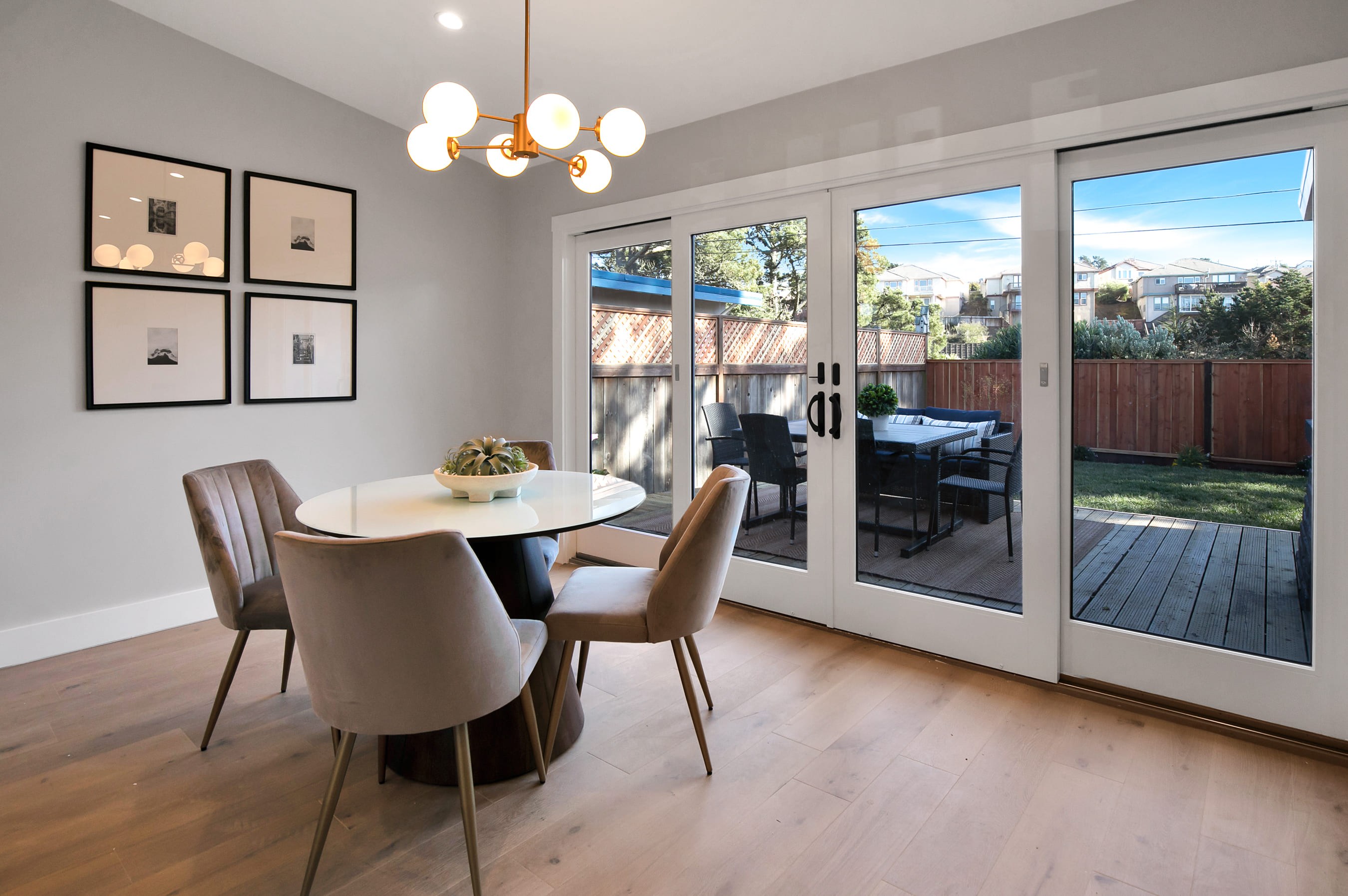 After: Dining room — Mason's House, San Bruno CA