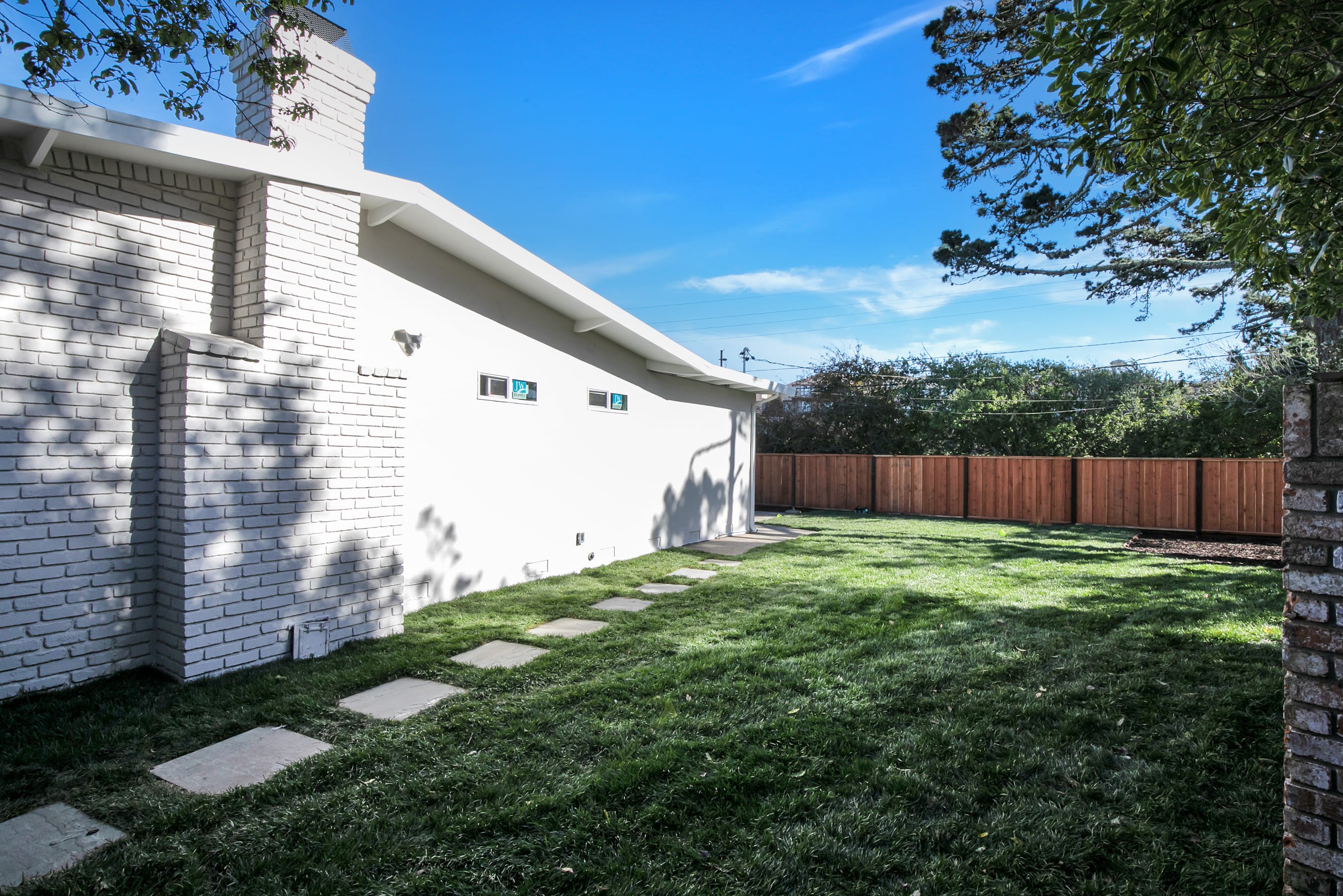 After: Side yard — Mason's House, San Bruno CA