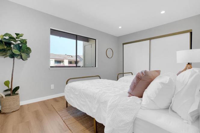 After: Bedroom — Pack Rat Condo, Fremont CA