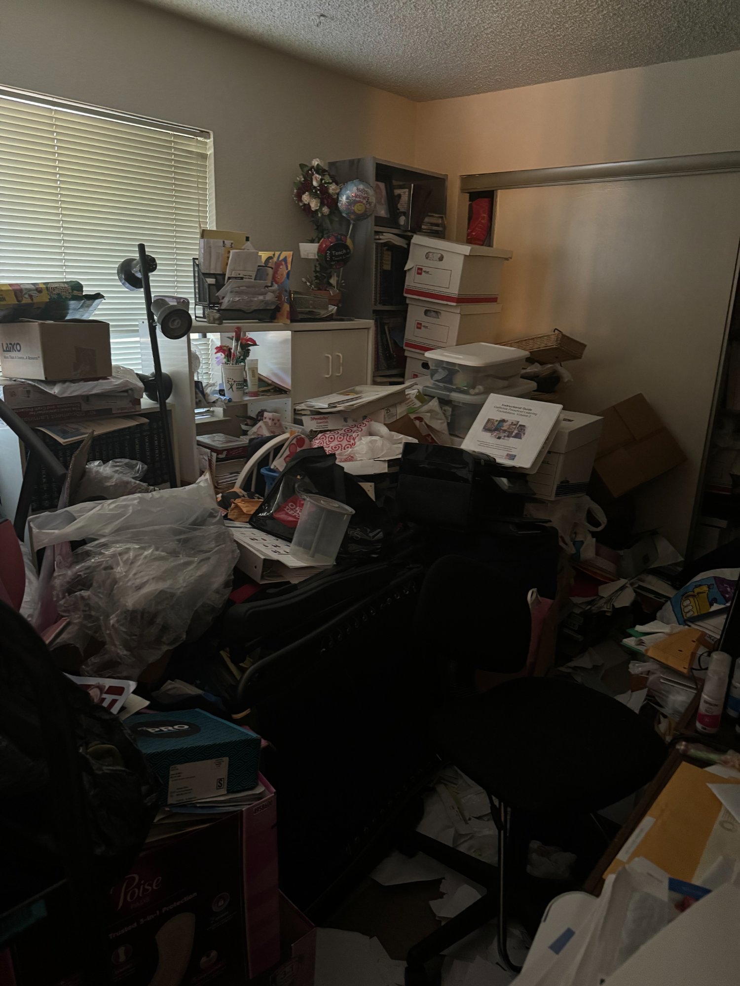Before: Bedroom — Pack Rat Condo, Fremont CA