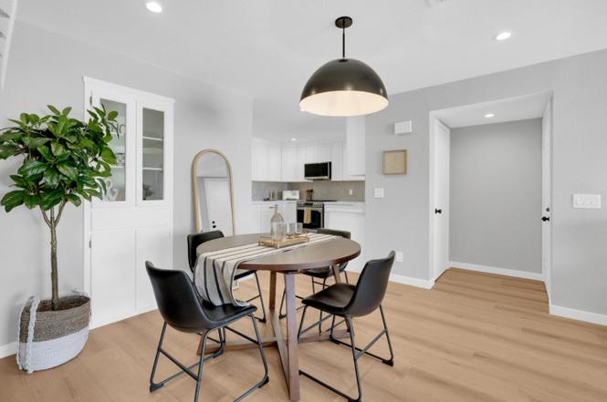 After: Dining room — Pack Rat Condo, Fremont CA