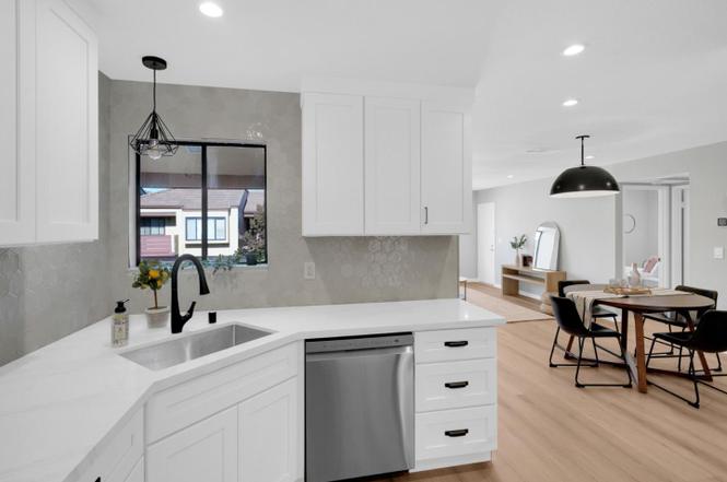 After: Kitchen — Pack Rat Condo, Fremont CA