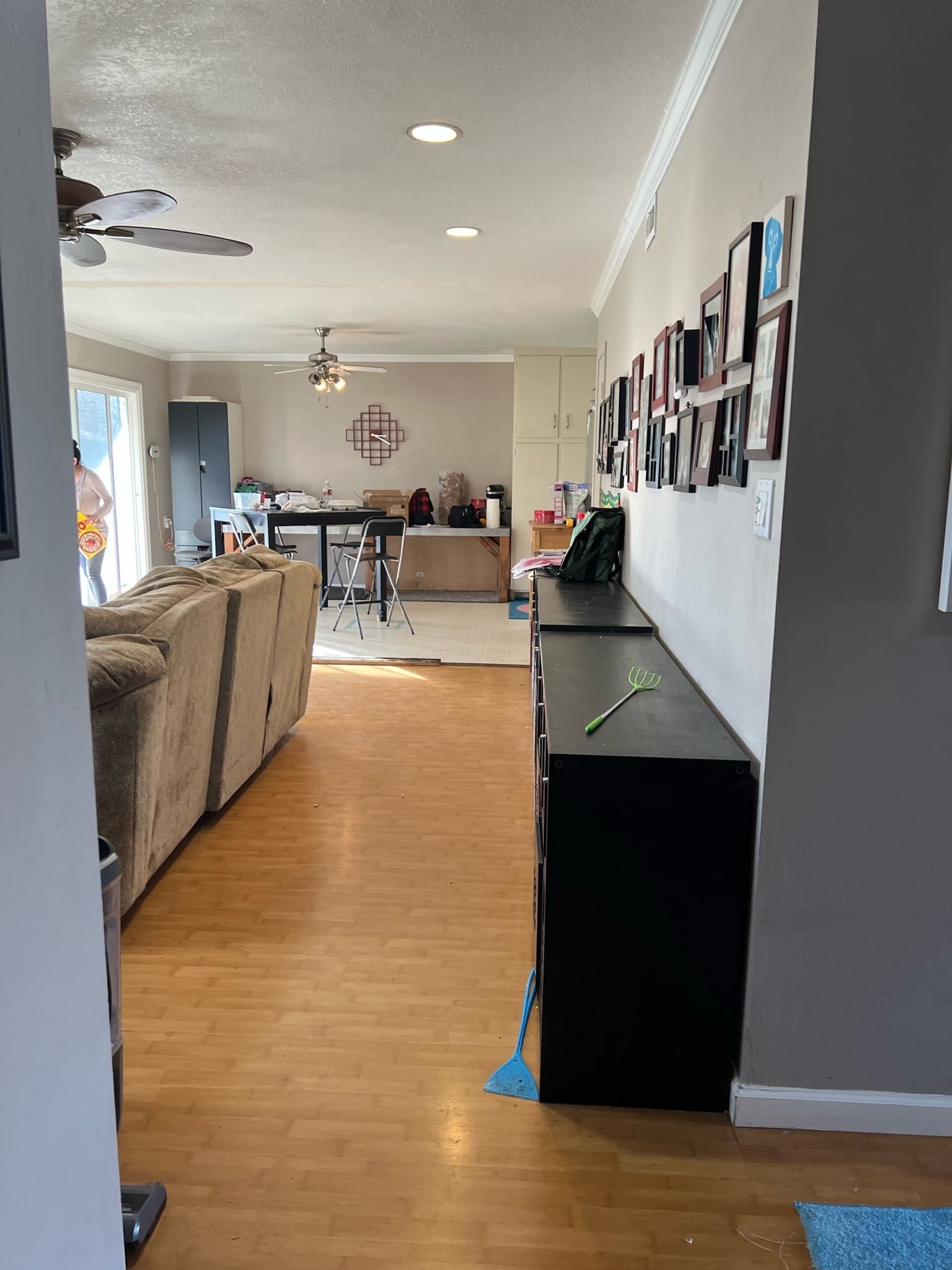 Before: Kitchen/living — The Pig House, Bucknall Rd San Jose CA