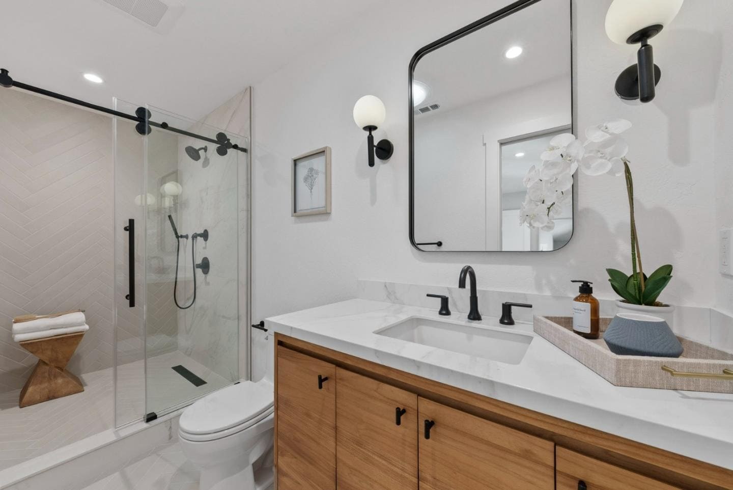 After: Primary bathroom — Pig House, San Jose CA