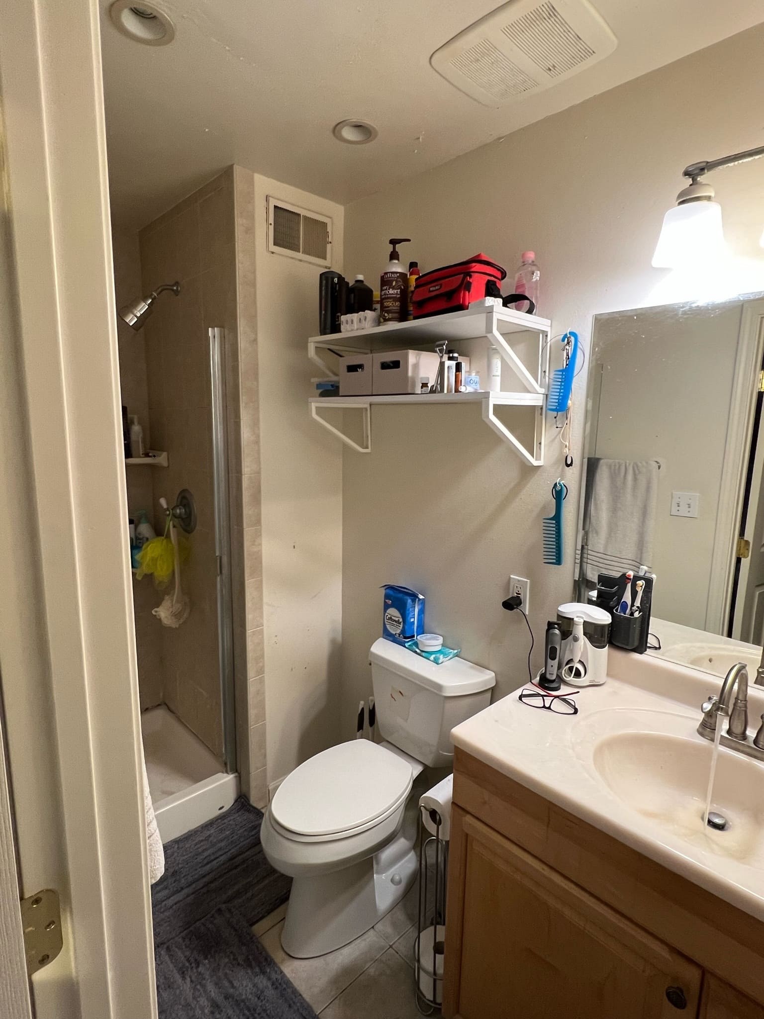 Before: Primary bathroom — Pig House, San Jose CA