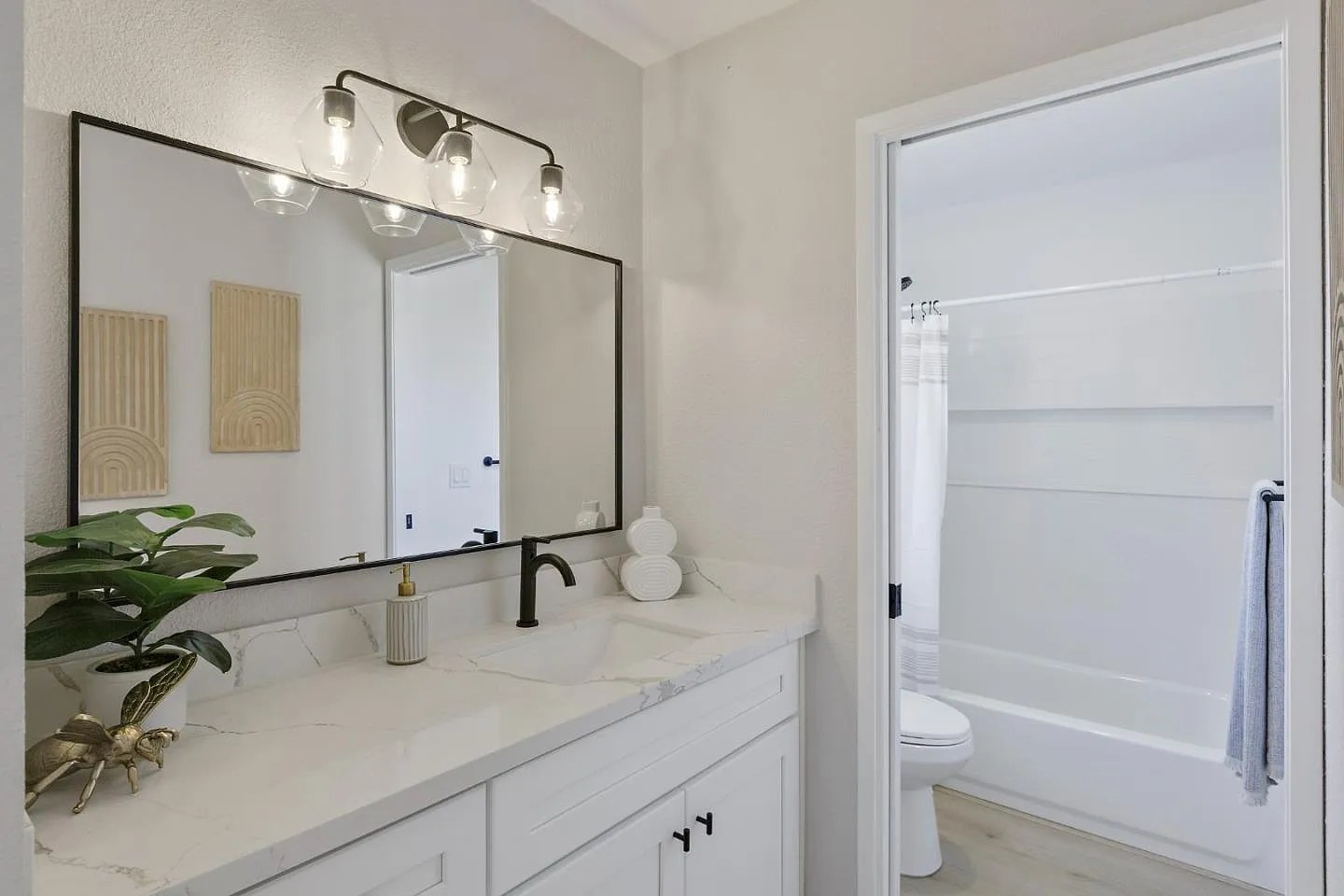 After: Hall bathroom — Potty House, Morgan Hill CA