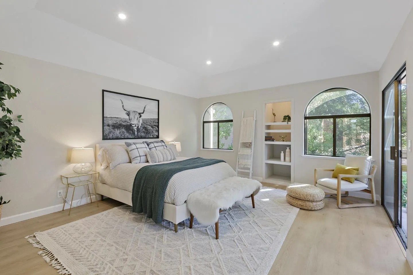 After: Primary bedroom — Potty House, Morgan Hill CA