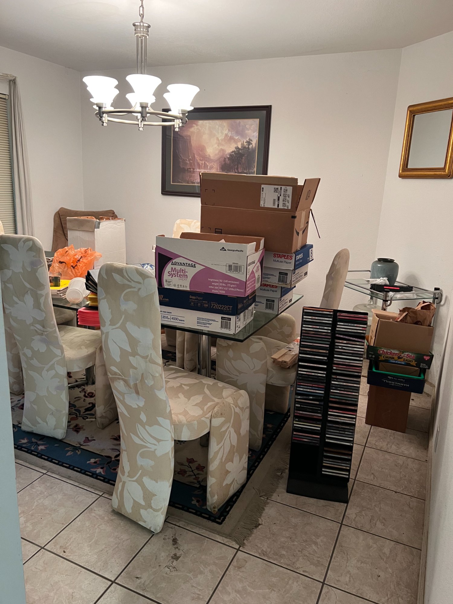 Before: Dining room — Potty House, Morgan Hill CA