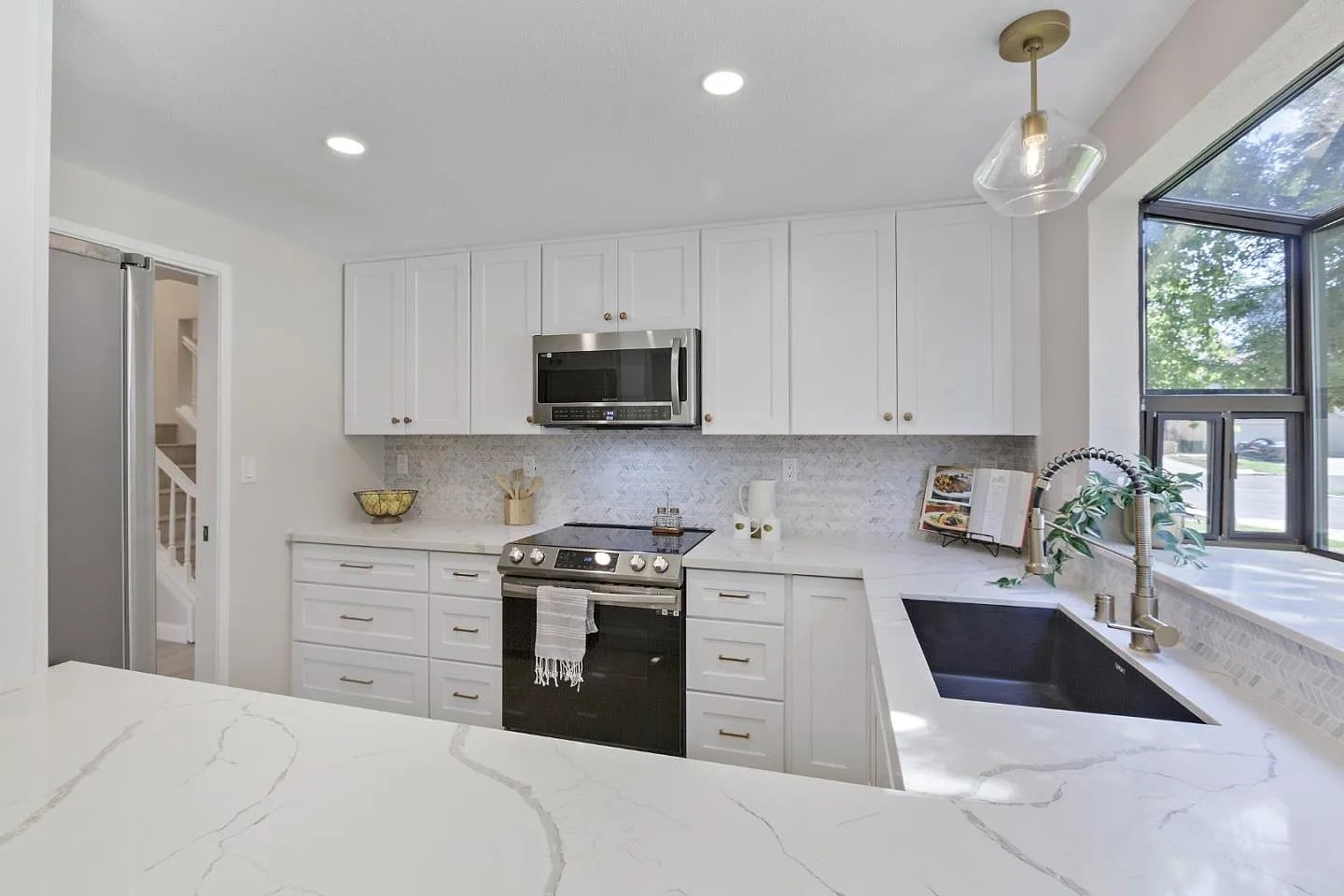 After: Kitchen — Potty House, Morgan Hill CA