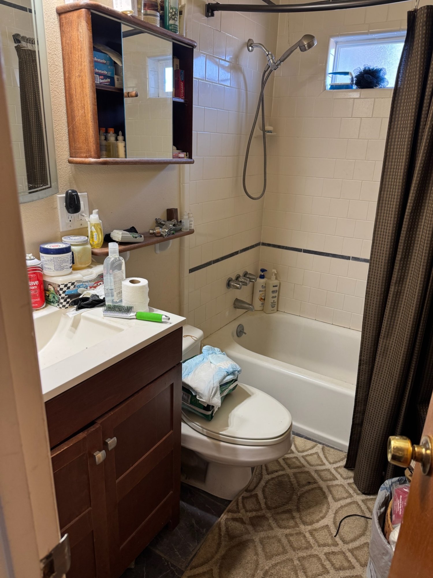 Before: Bathroom 1 — Secret Garden, Sunnyvale CA