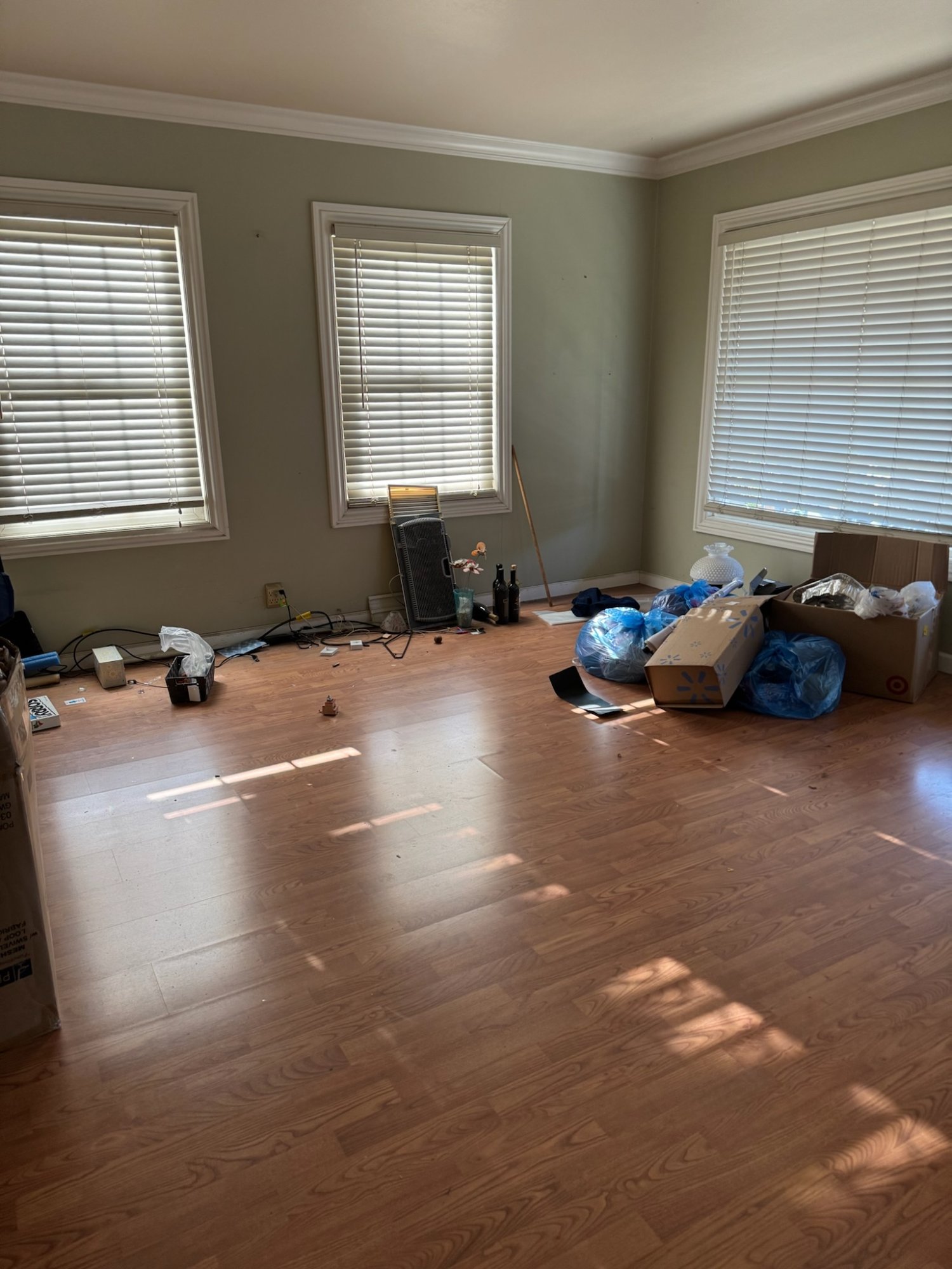 Before: Second living area — Secret Garden, Sunnyvale CA
