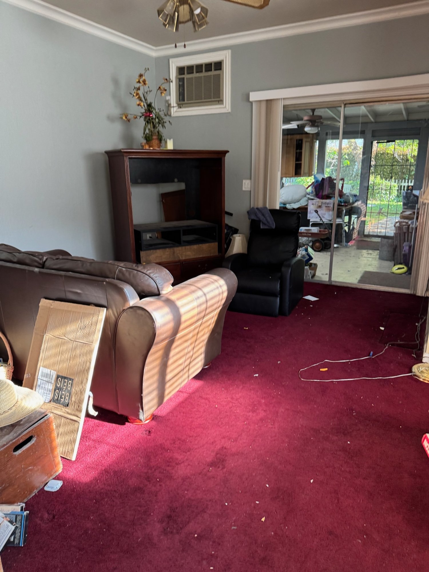 Before: Living room — Secret Garden, Sunnyvale CA